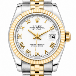 Rolex Datejust 26MM 179173 Two Tone White Dial Watch